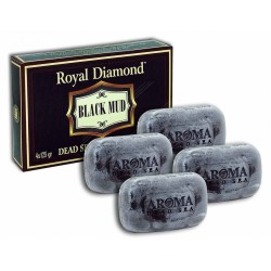 Черное грязевое мыло Royal Diamond 4 шт."